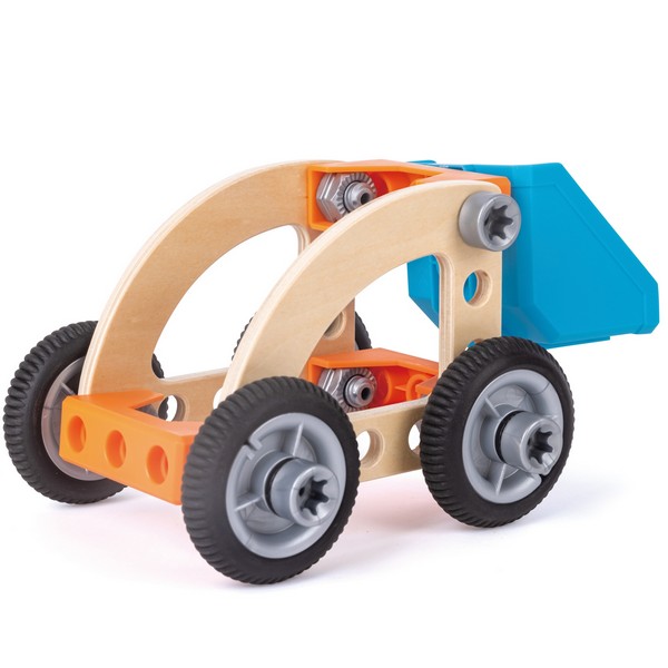 Продукт Hape Малък изобретател Автомобил - Дървен комплект, 37 части - 0 - BG Hlapeta