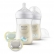 Philips AVENT Ultra Air Natural Response - Подаръчен комплект за бебе Октоподи с 2 бр. шишета за хранене 260 мл с биберони без протичане Поток 3 и 2 бр. залъгалки , 1м+ 1