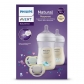 Продукт Philips AVENT Ultra Air Natural Response - Подаръчен комплект за бебе Октоподи с 2 бр. шишета за хранене 260 мл с биберони без протичане Поток 3 и 2 бр. залъгалки , 1м+ - 2 - BG Hlapeta