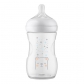 Продукт Philips AVENT с клапа AirFree - Шише за хранене 260 мл с биберон без протичане Natural Response Поток 3, с картинки Звезди и Мече, 1м+ - 6 - BG Hlapeta