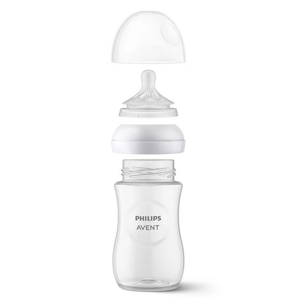 Продукт Philips AVENT Natural Response Поток 4, 3м+ - Шише 330 мл за хранене  с биберон без протичане  - 0 - BG Hlapeta