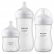 Philips AVENT Natural Response - Комплект за новородено с 3 шишета за хранене с биберони без протичане и четка за почистване