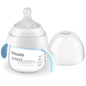 Philips Avent Natural Response Поток 5, 6м+ - Тренировъчно шише 150мл  за преход към чаша с дръжки с биберон без протичане 