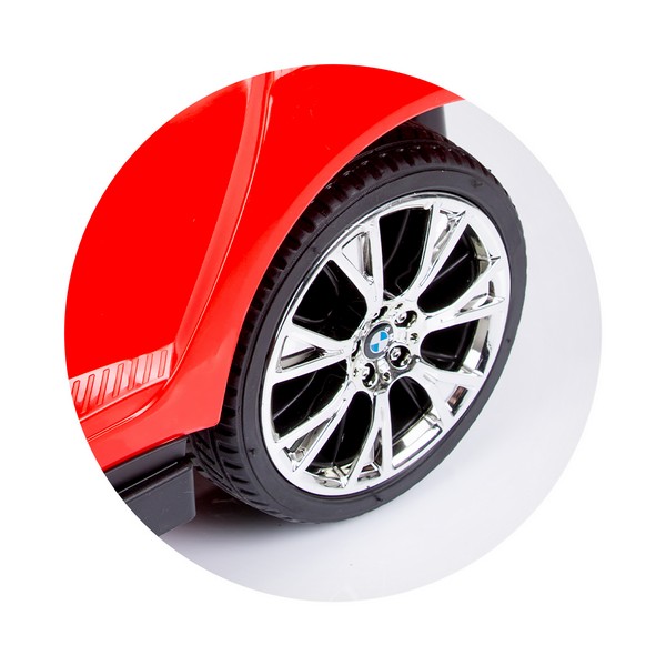 Продукт Chipolino BMW M5 - Кола за яздене с дръжка с кожена седалка и меки гуми - 0 - BG Hlapeta