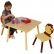 Ginger home ANIMALS - Детска Дървена Маса с 2 Столчета, Комплект - за Учене, Игра, Рисуване, Хранене 4