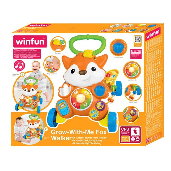 Продукт WINFUN Grow With Me Лисица - Музикална проходилка - 0 - BG Hlapeta