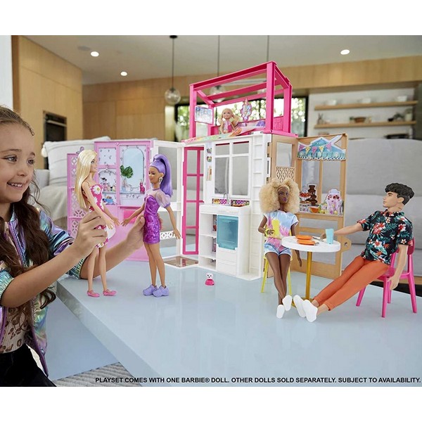 Продукт Кукла Barbie - Комплект ваканционна къща с кукла - 0 - BG Hlapeta