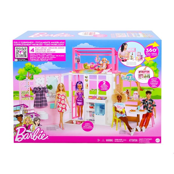 Продукт Barbie Кукла - Компактна преносима къща - 0 - BG Hlapeta