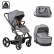 Cangaroo Icon 2в1 - Комбинирана детска количка 4