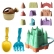 RTOYS Замък с аксесоари - Комплект играчки за пясък, 13 части 3