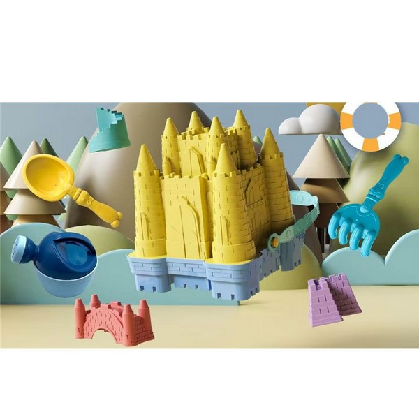 Продукт RTOYS Замък с аксесоари - Комплект играчки за пясък, 13 части - 0 - BG Hlapeta