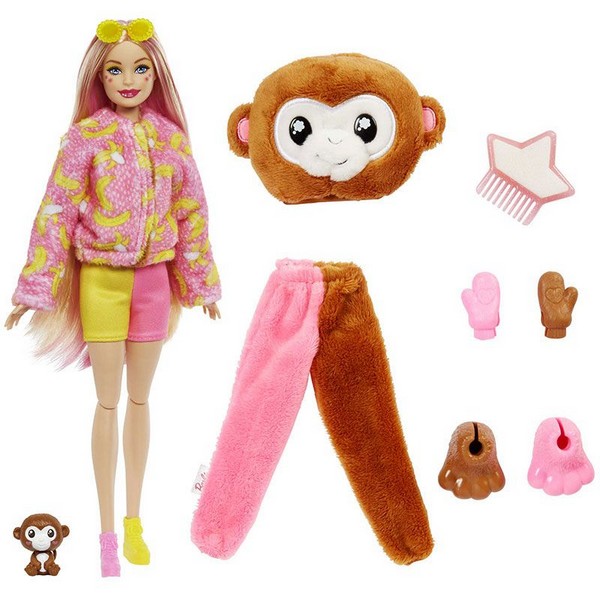 Продукт Mattel Barbie Cutie Reveal - Кукла, с костюм на животинче и аксесоари - 0 - BG Hlapeta