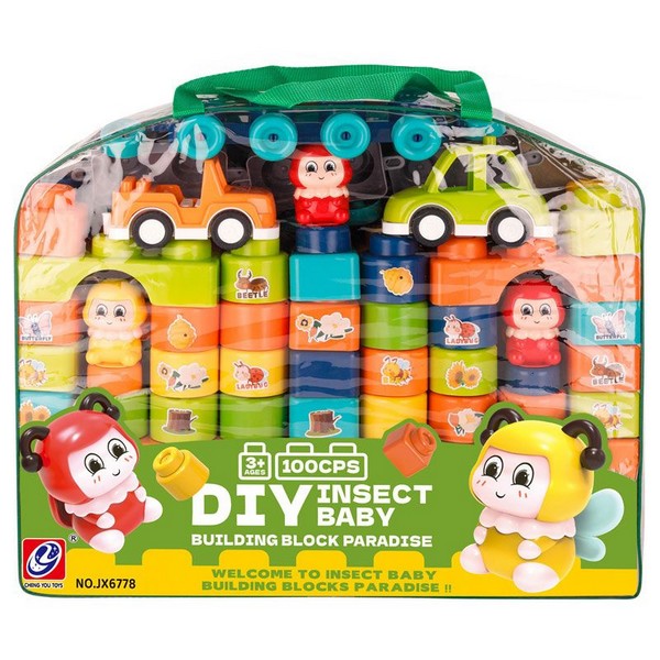 Продукт RTOYS Insect Baby - Конструктор, в чанта, 100 чaсти - 0 - BG Hlapeta