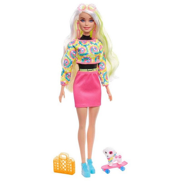 Продукт Mattel Barbie Color Reveal Totally Neon Fashions - Кукла, с 25 изненади и промяна на цвета - 0 - BG Hlapeta