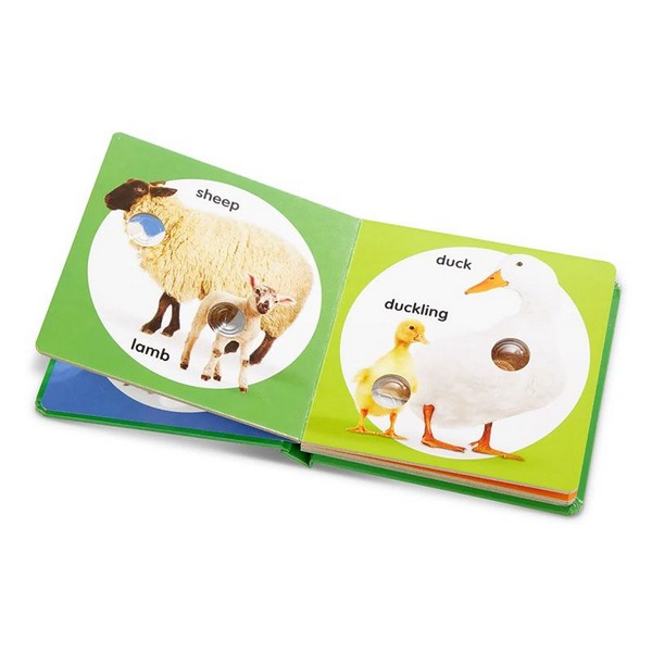 Продукт Melissa and Doug Селскостопански животни - Книжка с бутони - 0 - BG Hlapeta