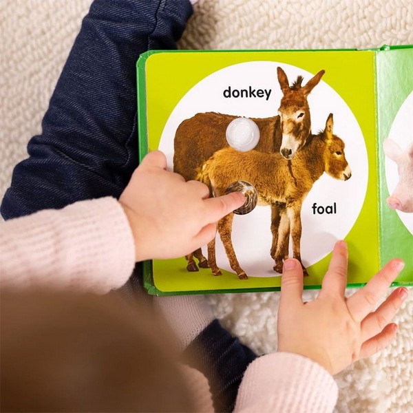 Продукт Melissa and Doug Селскостопански животни - Книжка с бутони - 0 - BG Hlapeta