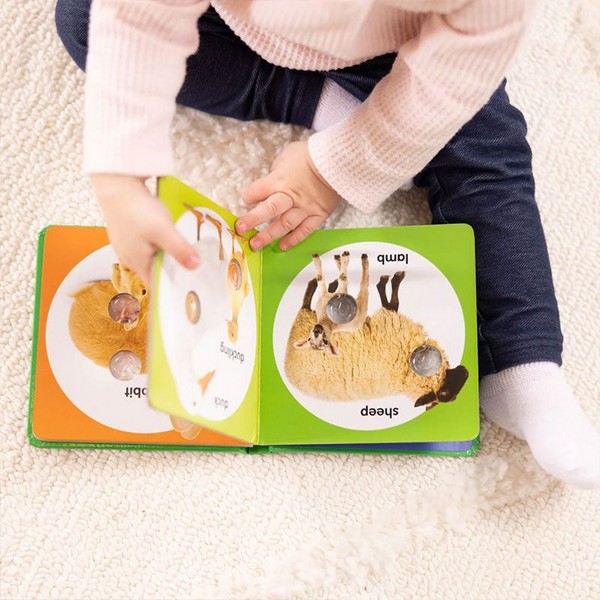 Продукт Melissa and Doug Селскостопански животни - Книжка с бутони - 0 - BG Hlapeta