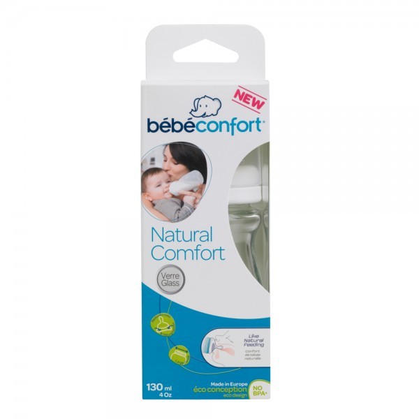 Продукт Bebe Confort Natural Comfort - Стъклена бутилка 130мл - 0 - BG Hlapeta