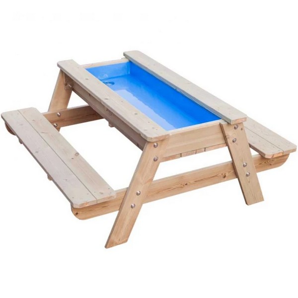 Продукт Classic world - Детски дървен комплект маса с пейка за игра с пясък и вода - 0 - BG Hlapeta
