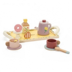 Classic world - Дървен детски комплект за следобеден чай