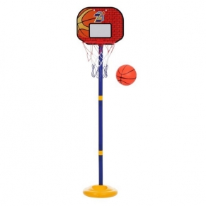 GT - Баскетболен кош със стойка и топка, регулируем от 78 до 108 см.