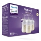 Продукт Philips AVENT Natural Response  Поток 3, 1м+- Комплект 3 бр. шишета 260 мл за хранене с биберон без протичане Natural Response  - 1 - BG Hlapeta