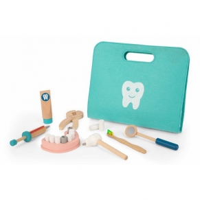 Tooky toy - Дървен зъболекарски комплект