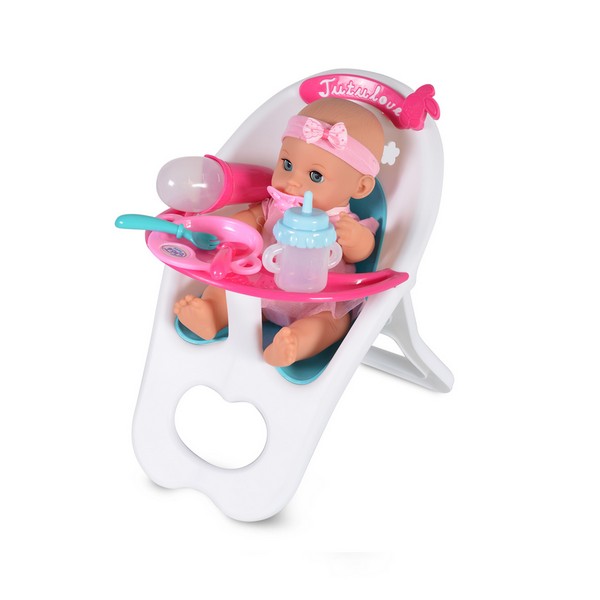 Продукт Moni - Пишкащо бебе със стол за хранене, 36cm - 0 - BG Hlapeta