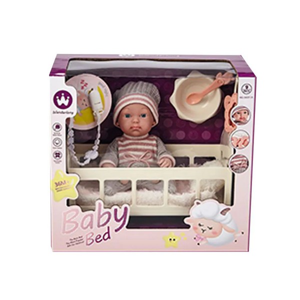 Продукт OCIE Baby Bed - Кукла Бебе 23см. с Легло - 0 - BG Hlapeta