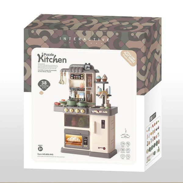Продукт Home Kitchen - Кухня 38ч. с течаща вода и пара - 0 - BG Hlapeta