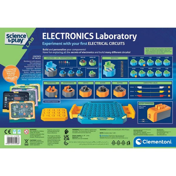 Продукт CLEMENTONI SCIENCE PLAY - Лаборатория по Електроника - 0 - BG Hlapeta