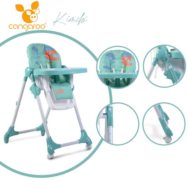 Продукт Cangaroo Kimchi - Детски стол за хранене - 0 - BG Hlapeta