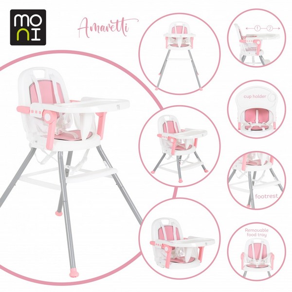 Продукт Moni Amaretti - Стол за хранене 3 в 1 - 0 - BG Hlapeta