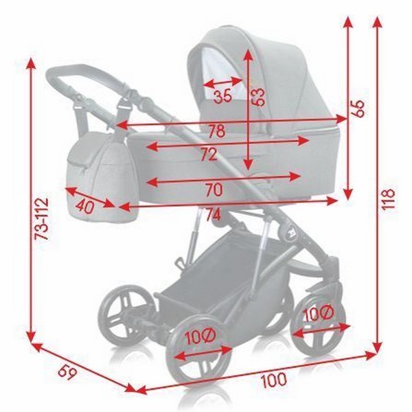 Продукт Babyhome Nisa - Детска количка 2 в 1 - 0 - BG Hlapeta