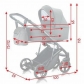 Продукт Babyhome Nisa - Детска количка 2 в 1 - 2 - BG Hlapeta