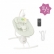 Badabulle Cream - Електрическа бебешка люлка с дистанционно управление 1