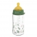 NIP Cherry Green Flow M - Бебешко шише за хранене стъклено , 240мл, 0 месеца +
