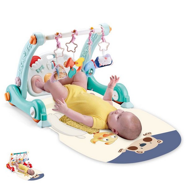 Продукт RTOYS Baby's partner - Активна гимнастика и играчка за бутане 3 в 1 с пиано - 0 - BG Hlapeta