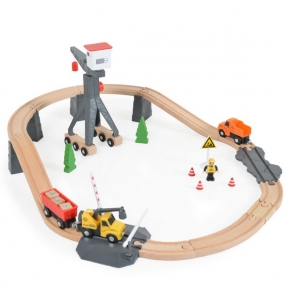 Tooky toy - Дървен сет с влак