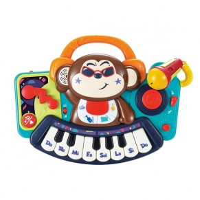 Hola DJ Monkey - Мини пиано с микрофон