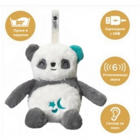 Пандата Пип Делукс с БЯЛ ШУМ - Перфектната компания за сън зареждане с USB