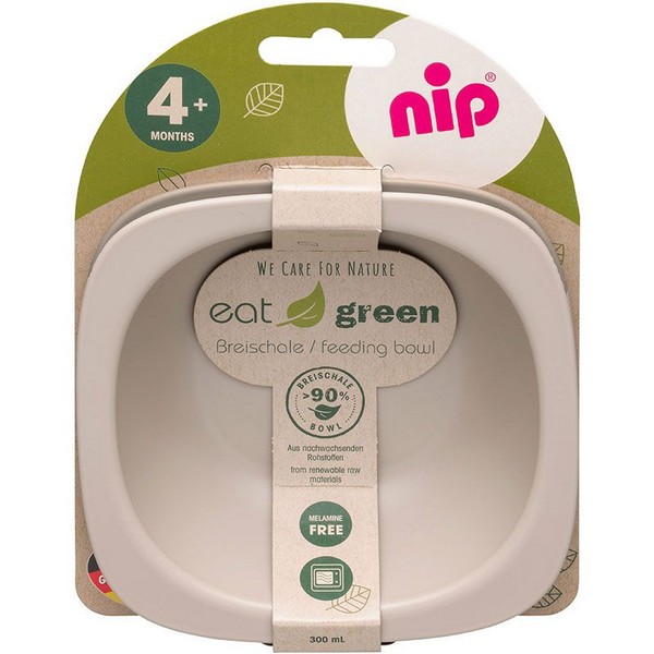 Продукт NIP Eat Green - Детски купи за хранене, 2 бр. - 0 - BG Hlapeta