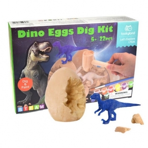 Tookyland Яйца на динозаври - Комплект за изкопаване на вкаменелости