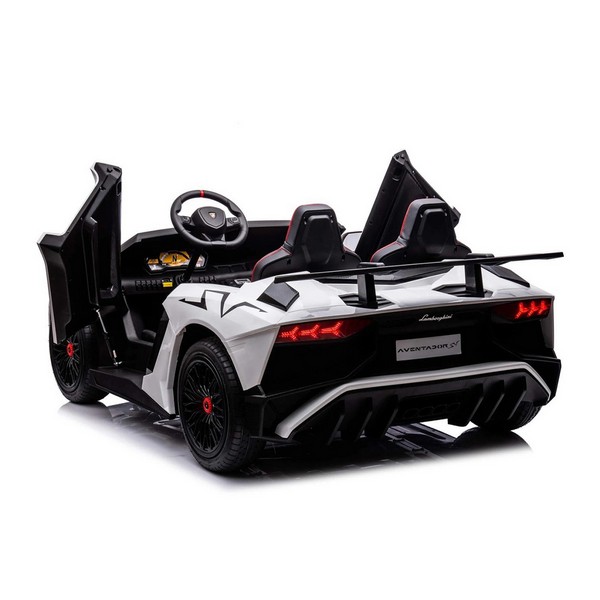 Продукт Акумулаторна кола Licensed Lamborghini Aventador SVJ 24V с меки гуми и кожена седалка - 0 - BG Hlapeta