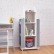 Ginger home - Детска Секция с Рафтове на 4 нива, Дървена, Въртяща се на 360 градуса, за Съхранение на Книги и Играчки 3