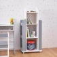 Продукт Ginger home - Детска Секция с Рафтове на 4 нива, Дървена, Въртяща се на 360 градуса, за Съхранение на Книги и Играчки - 12 - BG Hlapeta