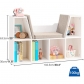 Продукт Ginger home - 3 в 1 Детска Етажерка, Библиотека и Пейка, 6 Отделения за Съхранение на Играчки и Книжки, Подарък за 3+ години - 16 - BG Hlapeta