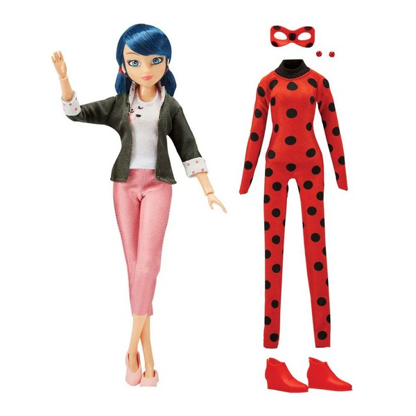 MIRACULOUS Калинката и Котарака Маринет с костюм - Фигура герой