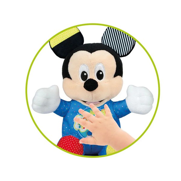 Продукт CLEMENTONI BABY Mickey Mouse - Плюшена играчка със звук и светлина - 0 - BG Hlapeta