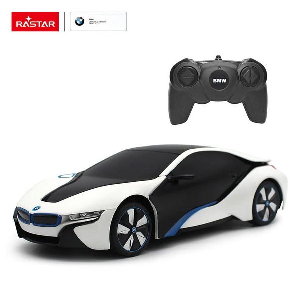 Продукт RASTAR BMW i8 UV Sensitive Collection - Кола с дистанционно управление и променящ се цвят 1:24 - 0 - BG Hlapeta